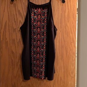 Blue Rain Black Tank